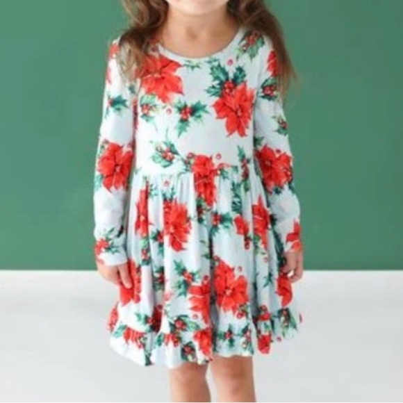 Posh Peanut Winter Lily Twirl Dress 3/4 NWT